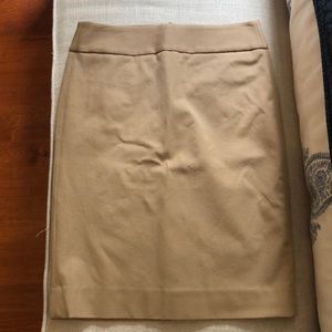NWT Tan Banana Republic Pencil Skirt